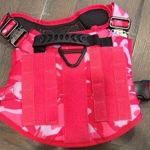 Pink Camouflage dog Tactical Vest new without tags